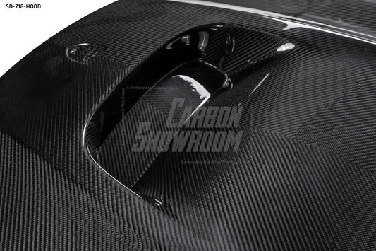 SD Carbon Design DRY Carbon Fiber Hood Bonnet For Porsche 911 991 / 718 Cayman Boxster - Performance SpeedShop