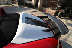 Porsche 981 Boxster (Base / S / GTS) 2012 2013 2014 2015 2016 with Aftermarket Parts - Tonneau Cover and Rear Wing Carbon Fiber from Aero Republic