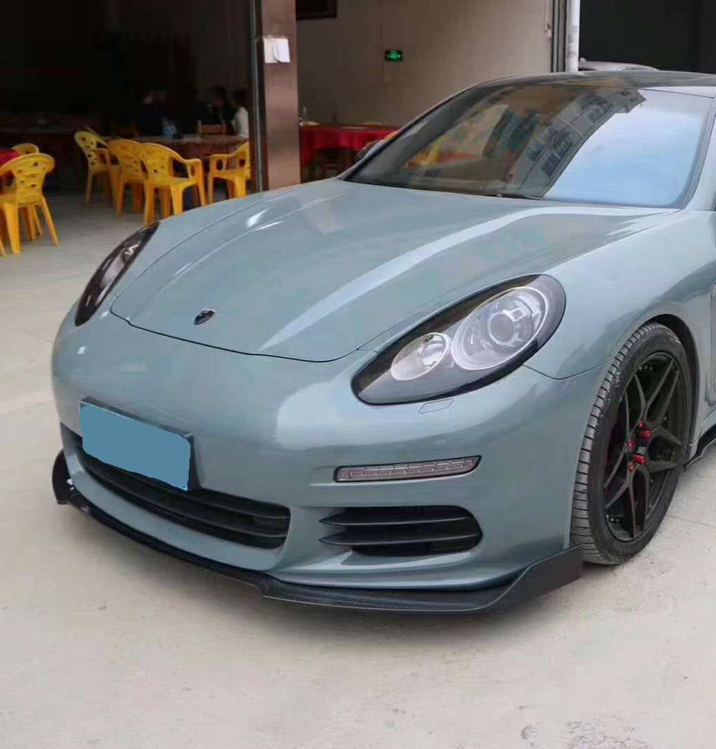 Porsche Panamera 970.2 2/4/4S Facelift 2014 2015 2016 with Aftermarket Parts - Front Lip Carbon Fiber from Aero Republic