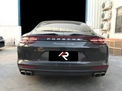 Porsche Panamera 971 971.1 RWD/Base/4/4S/GTS/Turbo/Turbo S 2017 2018 2019 2020 & 971 971.2 RWD/Base/4/4S/GTS/Turbo/Turbo S 2021 2022 2023 with Aftermarket Parts - Rear Lip Spoiler Carbon Fiber / FRP from?Aero Republic