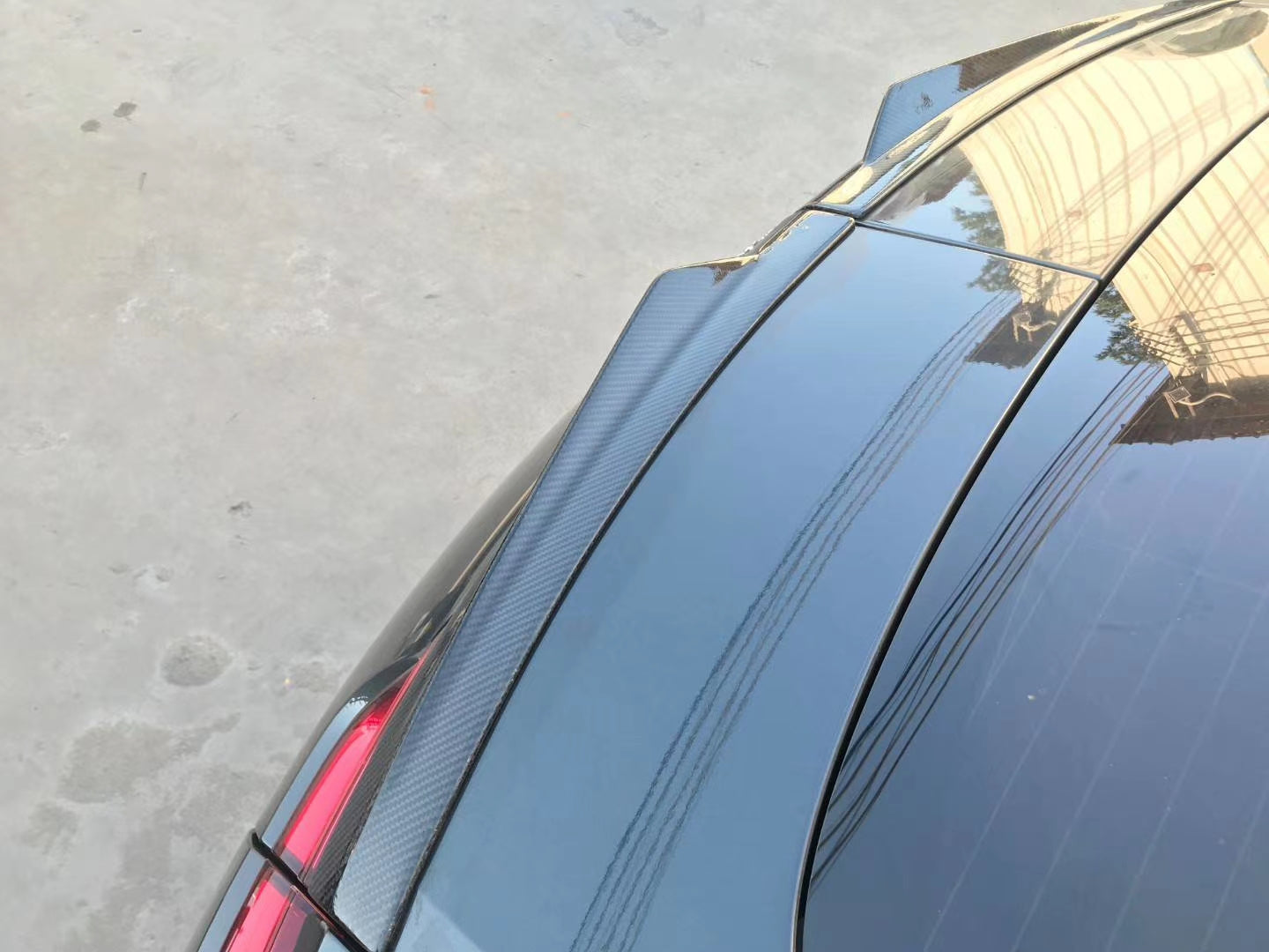 Porsche Panamera 971 971.1 RWD/Base/4/4S/GTS/Turbo/Turbo S 2017 2018 2019 2020 & 971 971.2 RWD/Base/4/4S/GTS/Turbo/Turbo S 2021 2022 2023 with Aftermarket Parts - Rear Lip Spoiler Carbon Fiber / FRP from?Aero Republic