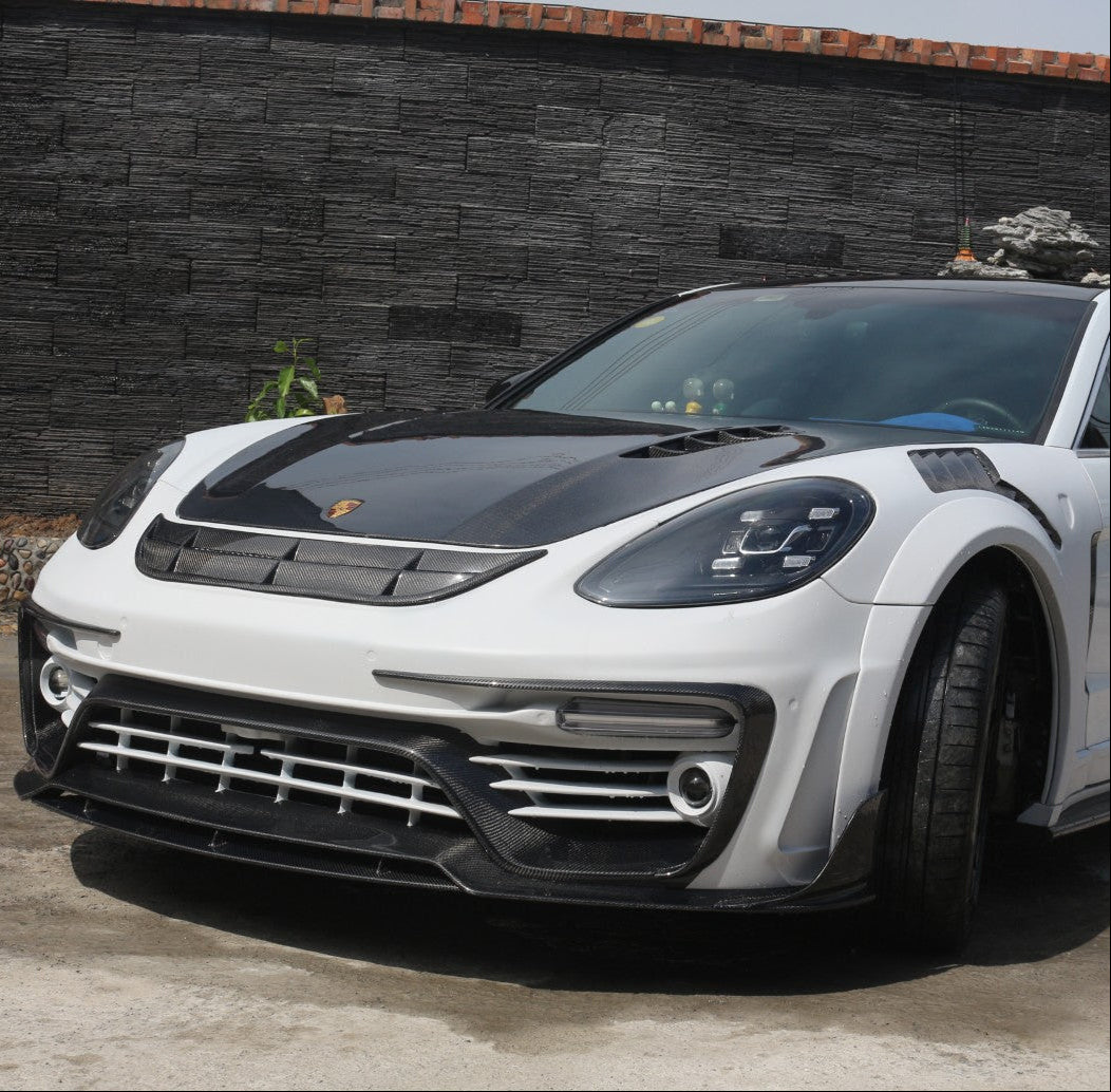 Porsche Panamera 971 971.1 Base/4/4S/GTS/Turbo/Turbo S 2017 2018 2019 2020 & Panamera 971 971.2 Base/4/4S/GTS/Turbo/Turbo S 2021 2022 2023 with Aftermarket Parts - MSRY Style Full Body Kit Carbon Fiber from Aero Republic