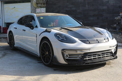 Porsche Panamera 971 971.1 Base/4/4S/GTS/Turbo/Turbo S 2017 2018 2019 2020 & Panamera 971 971.2 Base/4/4S/GTS/Turbo/Turbo S 2021 2022 2023 with Aftermarket Parts - MSRY Style Front Bumper Carbon Fiber from Aero Republic