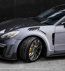 Porsche Panamera 971 971.1 Base/4/4S/GTS/Turbo/Turbo S 2017 2018 2019 2020 & Panamera 971 971.2 Base/4/4S/GTS/Turbo/Turbo S 2021 2022 2023 with Aftermarket Parts - MSRY Style Front Fenders Carbon Fiber from Aero Republic