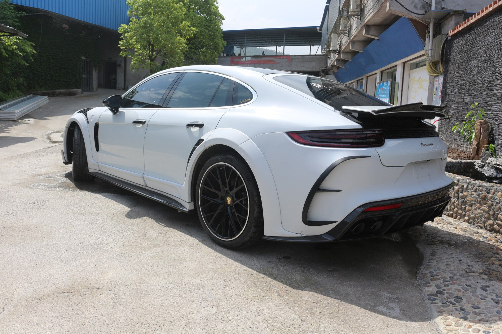 Porsche Panamera 971 971.1 Base/4/4S/GTS/Turbo/Turbo S 2017 2018 2019 2020 & Panamera 971 971.2 Base/4/4S/GTS/Turbo/Turbo S 2021 2022 2023 with Aftermarket Parts - MSRY Style Full Body Kit Carbon Fiber from Aero Republic