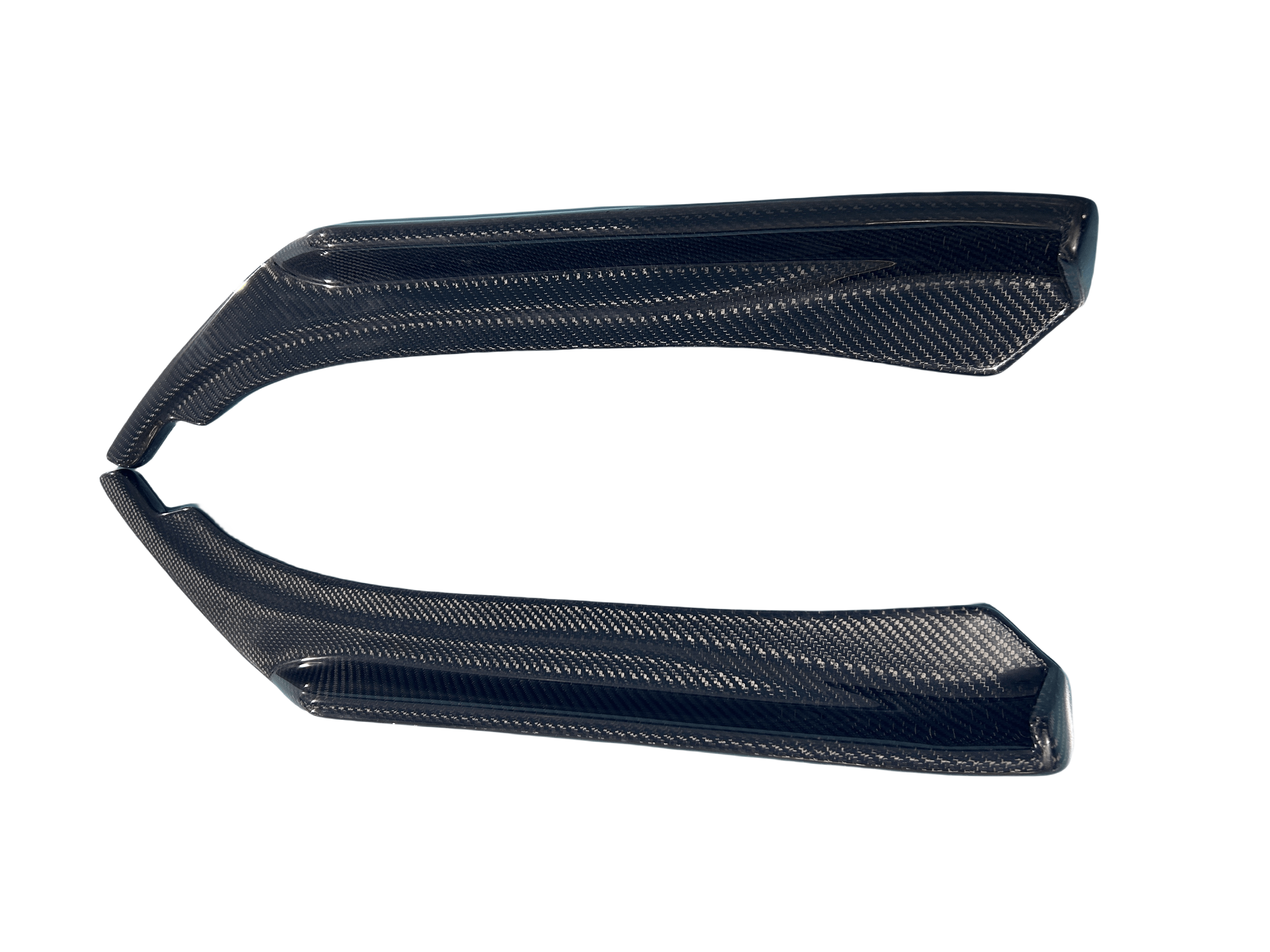Infiniti Q50 Red Sport 400 Luxe Sensory Signature Premium Pure Pre-Facelift 2014 2015 2016 2017 with Aftermarket Parts - Rear Bumper Corner Carbon Fiber from Aero Republic