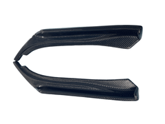 Infiniti Q50 Red Sport 400 Luxe Sensory Signature Premium Pure Pre-Facelift 2014 2015 2016 2017 with Aftermarket Parts - Rear Bumper Corner Carbon Fiber from Aero Republic