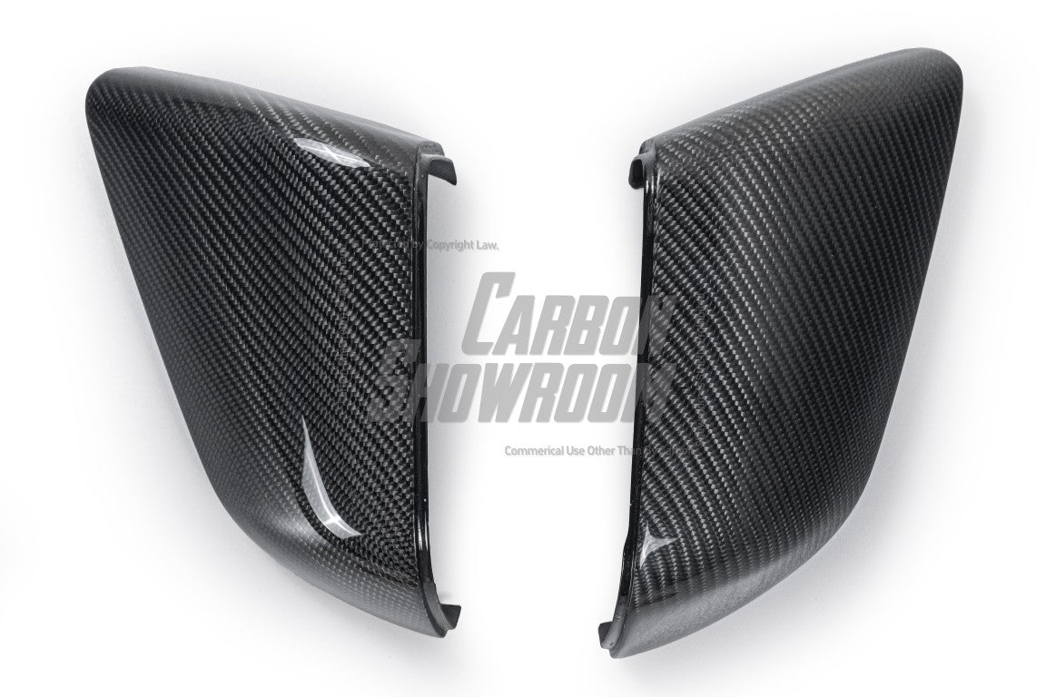  Ford Mustang Ecoboost S550.1 S550.2 2015-2023 with Aero Republic's Aftermarket Parts - Replacement Mirror Caps Carbon Fiber
