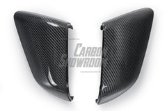  Ford Mustang Ecoboost S550.1 S550.2 2015-2023 with Aero Republic's Aftermarket Parts - Replacement Mirror Caps Carbon Fiber