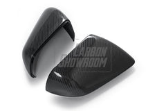 Ford Mustang Ecoboost S550.1 S550.2 2015-2023 with Aero Republic's Aftermarket Parts - Replacement Mirror Caps Carbon Fiber