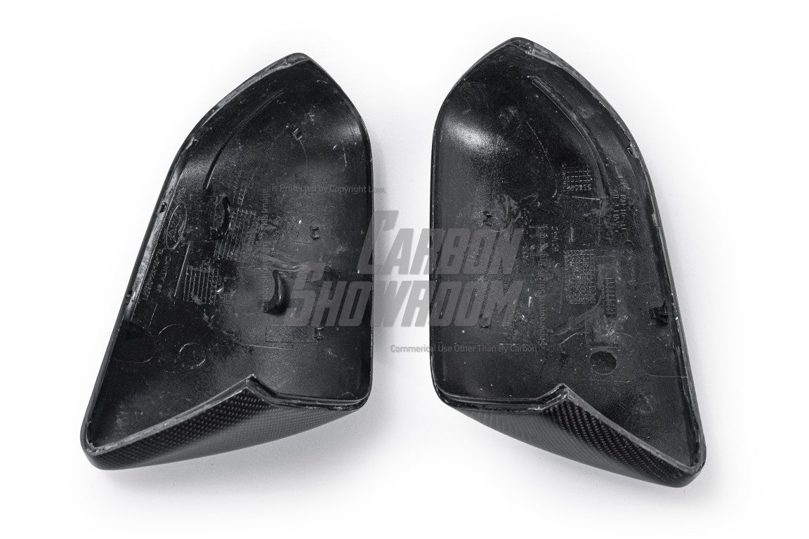  Ford Mustang Ecoboost S550.1 S550.2 2015-2023 with Aero Republic's Aftermarket Parts - Replacement Mirror Caps Carbon Fiber