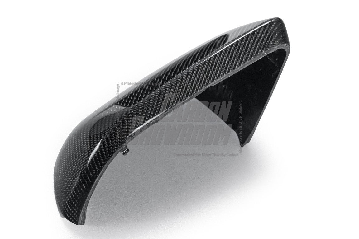  Ford Mustang Ecoboost S550.1 S550.2 2015-2023 with Aero Republic's Aftermarket Parts - Replacement Mirror Caps Carbon Fiber