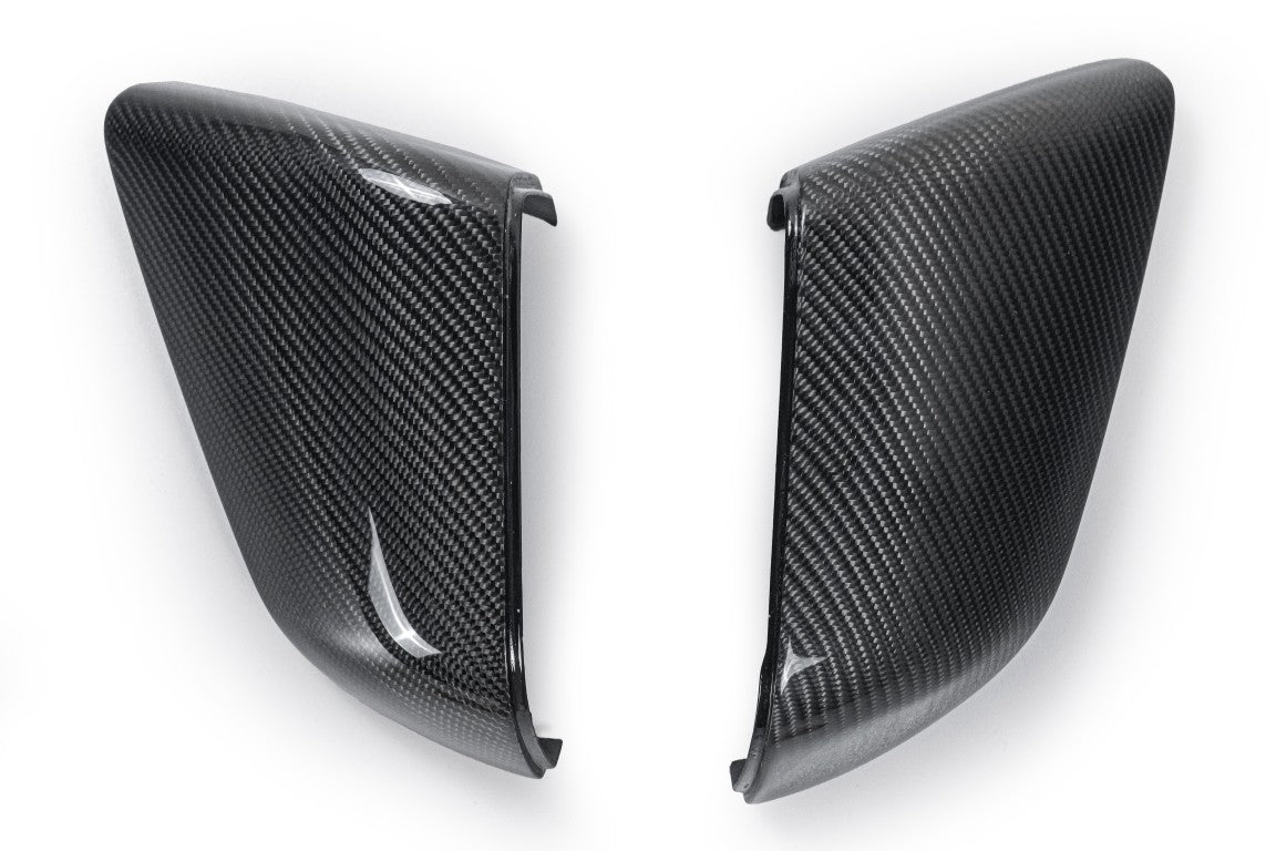 Ford Mustang Ecoboost S550.1 S550.2 2015-2023 with Aero Republic's Aftermarket Parts - Replacement Mirror Caps Carbon Fiber