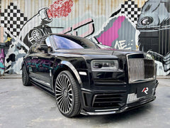 Rolls-Royce Cullinan 2019 2020 2021 2022 2023 2024 with Aftermarket Parts - M Style Front Bumper Dry Pre-preg Carbon Fiber from Aero Republic