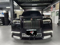 Rolls-Royce Cullinan 2019 2020 2021 2022 2023 2024 with Aftermarket Parts - M Style Front Bumper Dry Pre-preg Carbon Fiber from Aero Republic