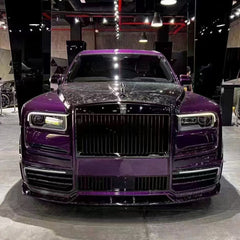 Rolls-Royce Cullinan 2019 2020 2021 2022 2023 2024 with Aftermarket Parts - V2 M Style Front Lip Dry Pre-preg Carbon Fiber from Aero Republic