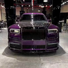 Your Rolls-Royce Cullinan 2019 2020 2021 2022 2023 2024 with Aftermarket Parts - M Style Front Bumper Vent Lighting Dry Pre-preg Carbon Fiber from Aero Republic