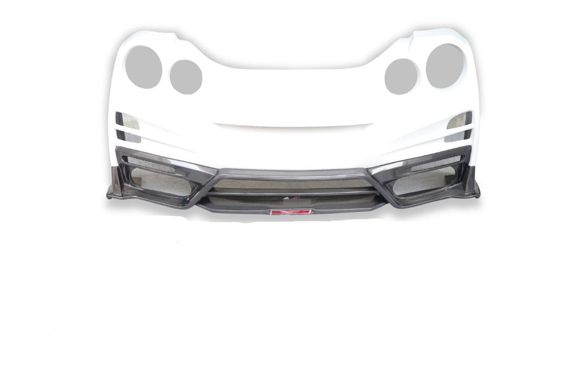 Nissan GTR R35 CBA DBA EBA 2008 2009 2010 2011 2012 2013 2014 2015 2016 2017 2018 2019 2020 2021 2022 2023 2024 with Aftermarket Parts - TS Style Rear Bumper & Diffuser Carbon Fiber / FRP from Aero Republic
