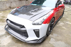 Nissan GTR R35 CBA DBA EBA 2008 2009 2010 2011 2012 2013 2014 2015 2016 2017 2018 2019 2020 2021 2022 2023 2024 with Aftermarket Parts - TSV1 Style Full Body Kit Carbon Fiber / FRP from Aero Republic