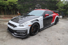 Nissan GTR R35 CBA DBA EBA 2008 2009 2010 2011 2012 2013 2014 2015 2016 2017 2018 2019 2020 2021 2022 2023 2024 with Aftermarket Parts - TSV2 Style Front Fenders Carbon Fiber / FRP from Aero Republic