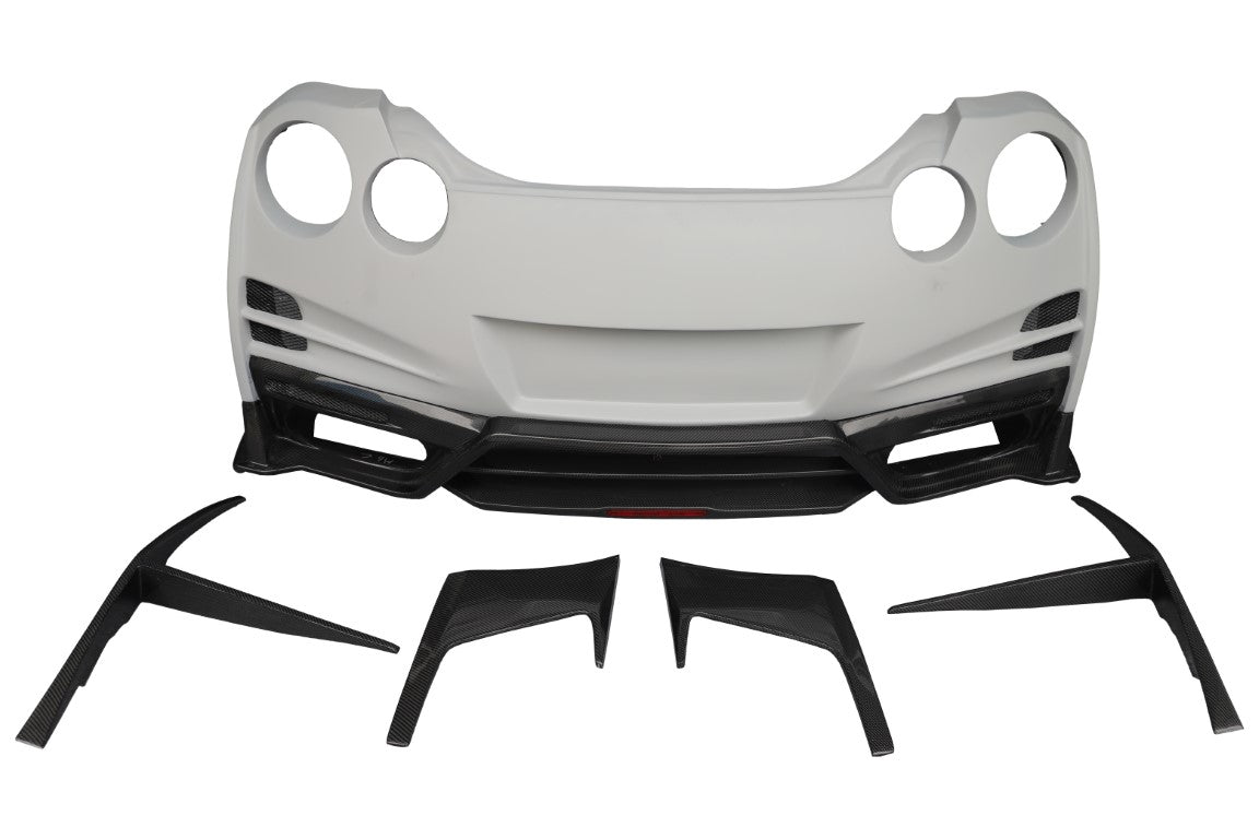Nissan GTR R35 CBA DBA EBA 2008 2009 2010 2011 2012 2013 2014 2015 2016 2017 2018 2019 2020 2021 2022 2023 2024 with Aftermarket Parts - TSV2 Style Full Body Kit Carbon Fiber / FRP from Aero Republic