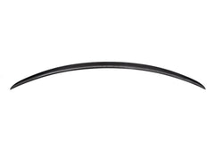 Tesla Model 3 Performance 2017 2018 2019 2020 2021 2022 2023 with Aftermarket Parts - A Style Rear Lip Spoiler Pre-preg Carbon from Aero Republic