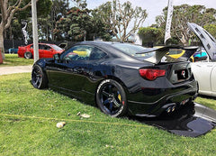 Toyota GT86 86 TRD GT SE Base ZN6 2017 2018 2019 2020 & Scion FR-S FRS ZN6 2013 2014 2015 2016 & Subaru BRZ TS Limited Premium ZN6 2013 2014 2015 2016 2017 2018 2019 2020 with Aftermarket Parts - GTR Style Rear Wing Carbon Fiber from Aero Republic
