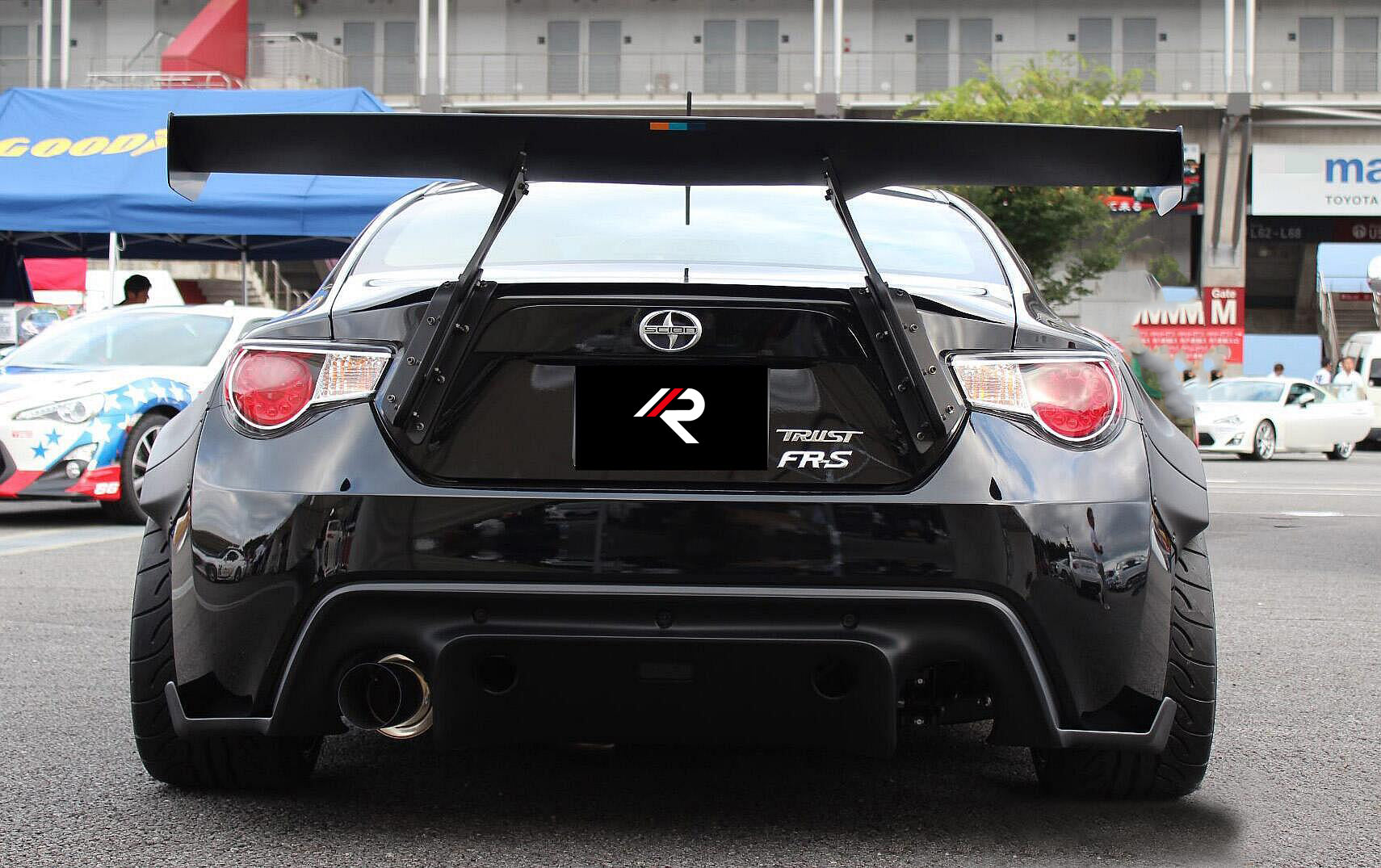 Toyota Scion Subaru GT86 86 TRD GT SE Base ZN6 2017 2018 2019 2020 & Scion FR-S FRS ZN6 2013 2014 2015 2016 & BRZ TS Limited Premium ZN6 2013 2014 2015 2016 2017 2018 2019 2020 with Aftermarket Parts - RB Style Rear Wing Carbon Fiber from Aero Republic