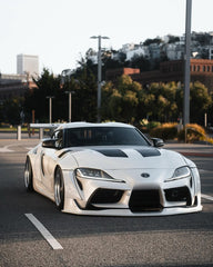 Aero Republic Carbon Fiber Hood Bonnet TS Style for Toyota Supra A90 A91 2020 2021 2022 - Performance SpeedShop