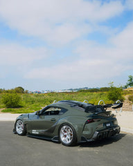 Toyota Supra MK5 A90 A91 3.0 2.0 2020 2021 2022 2023 2024 with Aftermarket Parts - M Style Replacement Mirror Caps Pre-preg Carbon Fiber from Aero Republic