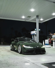 Toyota Supra MK5 A90 A91 3.0 2.0 2020 2021 2022 2023 2024 with Aftermarket Parts - M Style Replacement Mirror Caps Pre-preg Carbon Fiber from Aero Republic