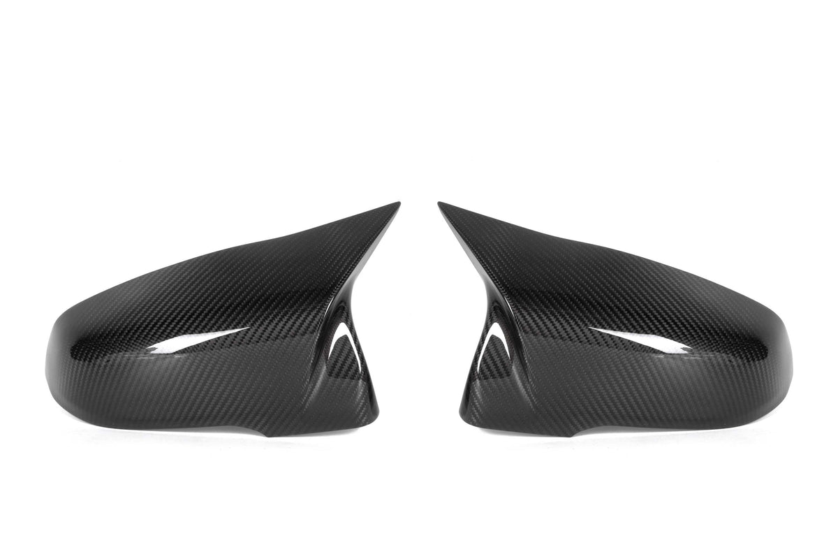 Toyota Supra MK5 A90 A91 3.0 2.0 2020 2021 2022 2023 2024 with Aftermarket Parts - M Style Replacement Mirror Caps Pre-preg Carbon Fiber from Aero Republic