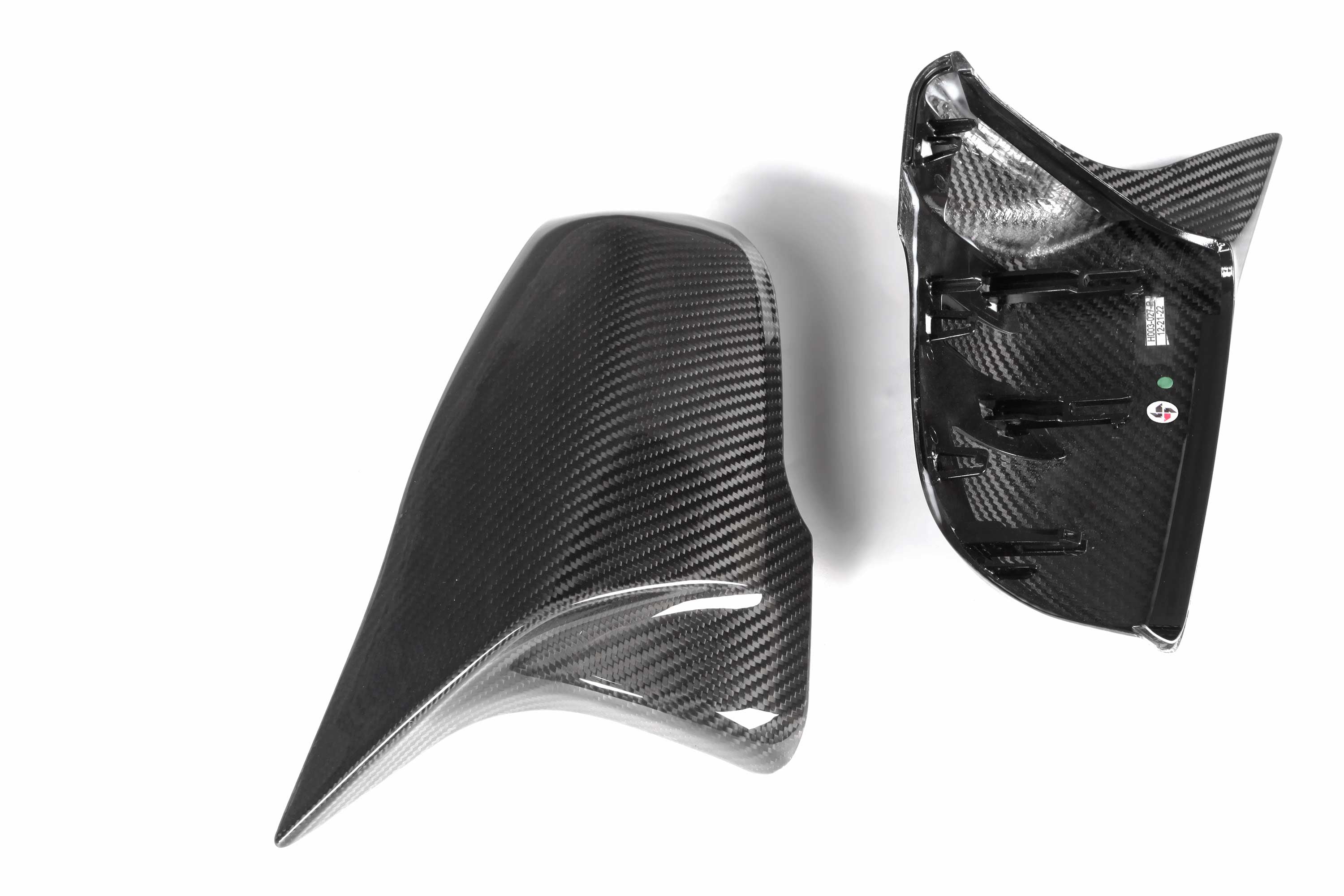 Toyota Supra MK5 A90 A91 3.0 2.0 2020 2021 2022 2023 2024 with Aftermarket Parts - M Style Replacement Mirror Caps Pre-preg Carbon Fiber from Aero Republic