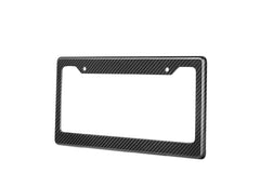 Vehicle with Aftermarket Parts - US Style USA North American Spec 2-Hole Carbon Fiber License Plate Frame Dry Pre-preg Carbon Fiber from Aero Republic