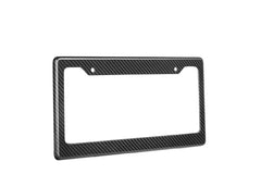 Vehicle with Aftermarket Parts - US Style USA North American Spec 2-Hole Carbon Fiber License Plate Frame Dry Pre-preg?Carbon Fiber from Aero Republic