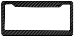 Vehicle with Aftermarket Parts - US Style USA North American Spec 2-Hole Carbon Fiber License Plate Frame Dry Pre-preg?Carbon Fiber from Aero Republic