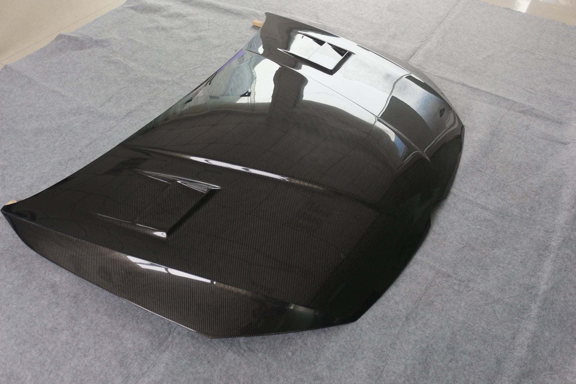Volkswagen Golf R GTI Base MK7 MK7.5 2015 2016 2017 2018 2019 2020 2021 with Aftermarket Parts - ASpec Style Hood Carbon Fiber from Aero Republic
