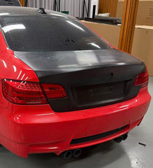 BMW M3 E92 2007 2008 2009 2010 2011 2012 2013 with Aftermarket Parts - Vor Style Ducktail Trunk Dry Pre-preg Carbon Fiber from Aero Republic