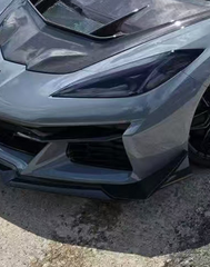 Chevrolet C8 Corvette Z06 2023-ON & C8 Corvette E-Ray 2024-ON with Aftermarket Parts - Z07 Package Style Front Canards Carbon Fiber from Aero Republic