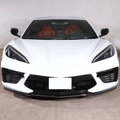 Chevrolet C8 Corvette Base 2020-ON with Aftermarket Parts - Z51 Style Front Lip Carbon Fiber from Aero Republic