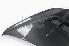 Chevrolet Corvette C8 2020-ON with Aftermarket Parts - Hood Bonnet Carbon Fiber / FRP from Aero Republic