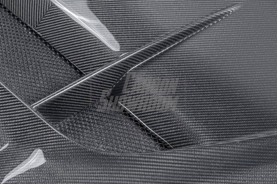 Chevrolet Corvette C8 2020-ON with Aftermarket Parts - Hood Bonnet Carbon Fiber / FRP from Aero Republic