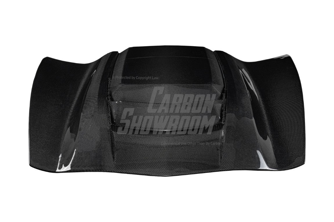 Chevrolet Corvette C7 Base Stingray Z06 Z51 2014-2019 with Aero Republic's Aftermarket Parts - ZR1 Style Hood Bonnet Carbon Fiber / FRP