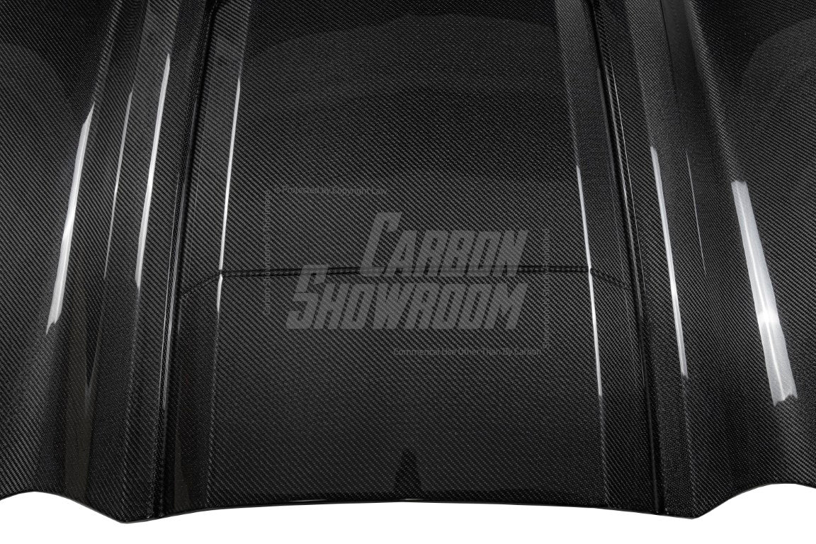 Chevrolet Corvette C7 Base Stingray Z06 Z51 2014-2019 with Aero Republic's Aftermarket Parts - ZR1 Style Hood Bonnet Carbon Fiber / FRP