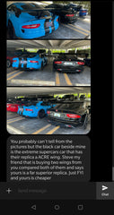 Aero Republic Support Brace for Dodge Viper ACR Extreme ACR-E Carbon Fiber Wing Spoiler