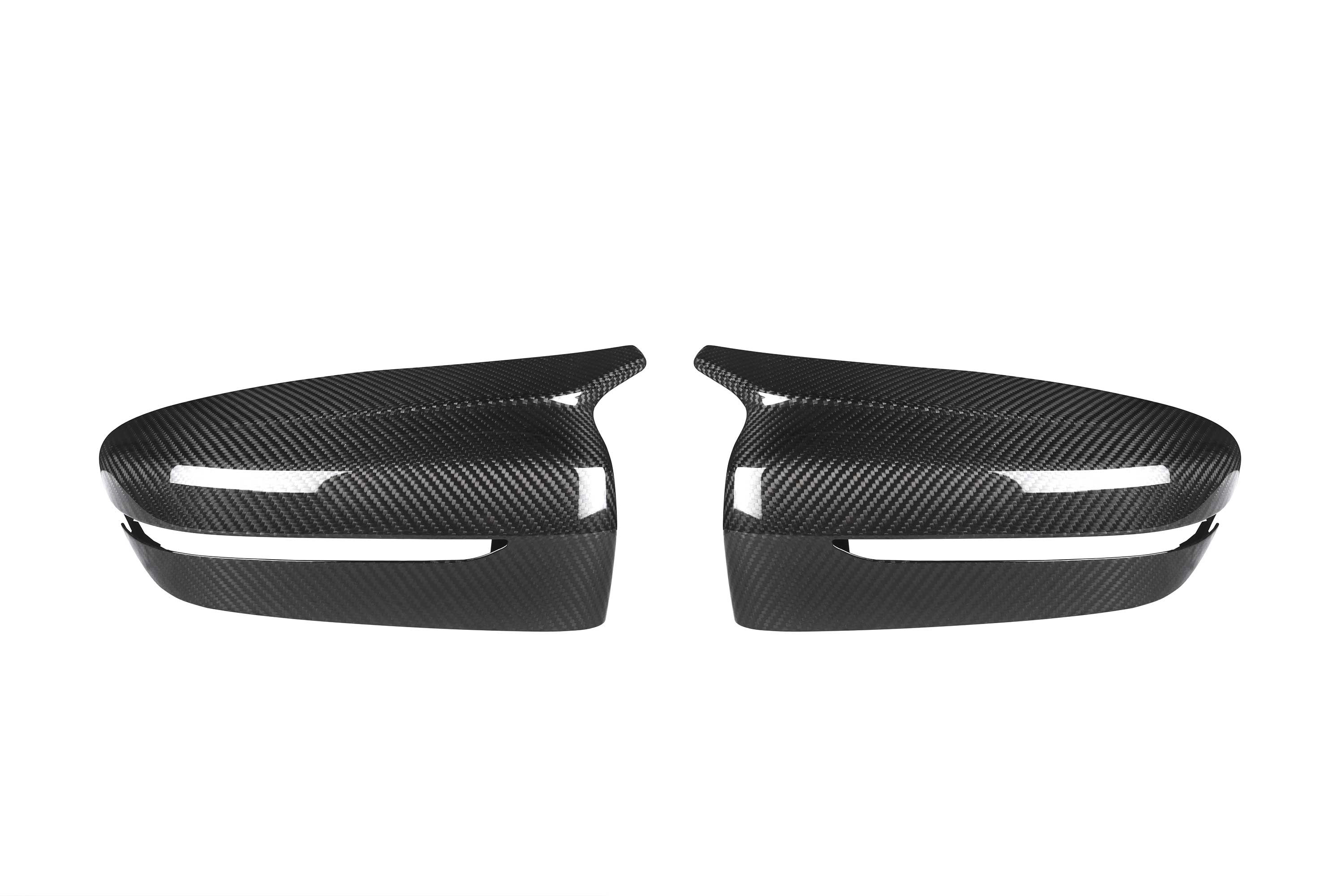 BMW 4 Series M440 430 G22 G23 2020-2021 (Right Hand Drive Only) & 4 Series 430 G22 G23 G26 2022-ON Right Hand Drive Only) & I4 e Drive 40 G26 2022-ON (Right Hand Drive Only) with Aftermarket Parts - F9X Style / RHD Replacement Mirror Caps Pre-preg Carbon Fiber from Aero Republic