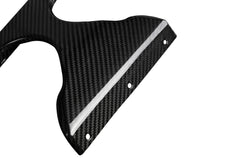 BMW M2 M2C G87 2023 2024 with Aftermarket Parts - MP Style / Center Quad Exit Rear Bumper Center Diffuser Plate Pre-preg Carbon Fiber from Aero Republic