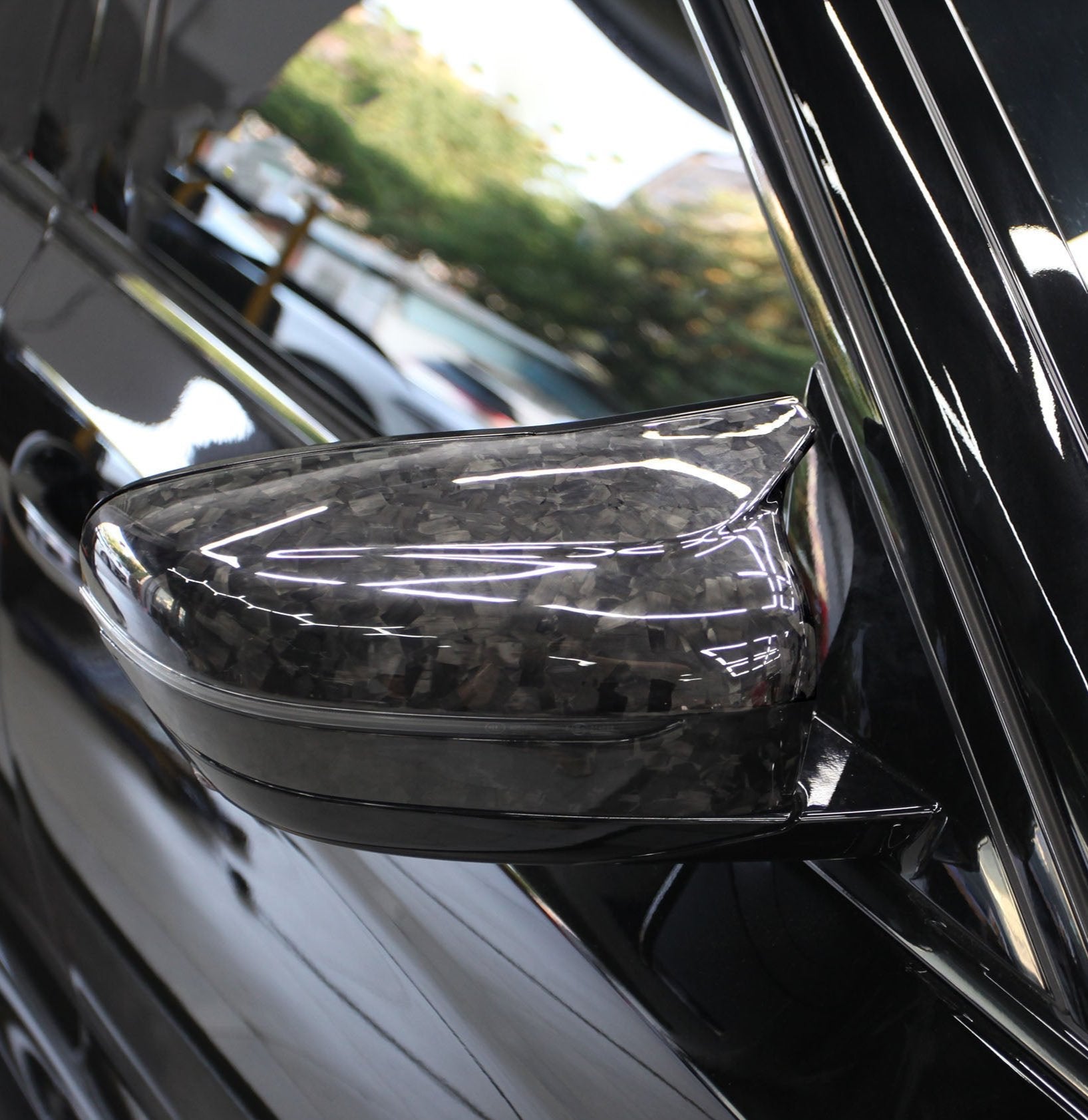 BMW M8 F91 F92 F93 2019 2020 2021 2022 2023 2024 LHD (Left Hand Drive) with Aftermarket Parts - OE Style / LHD & OE Style / RHD Replacement Mirror Caps Pre-preg Carbon Fiber from Aero Republic