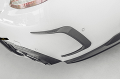 Aero Republic Carbon Fiber Rear Bumper Canards for Mercedes Benz 2015-21 W205 C300 C43 C63 C63S AMG Sedan 4 Door