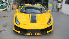 Ferrari 488 GTB & Spider with Aftermarket Parts - 1:1 Pista Style Front Bumper?Pre-preg Carbon Fiber / FRP from Aero Republic